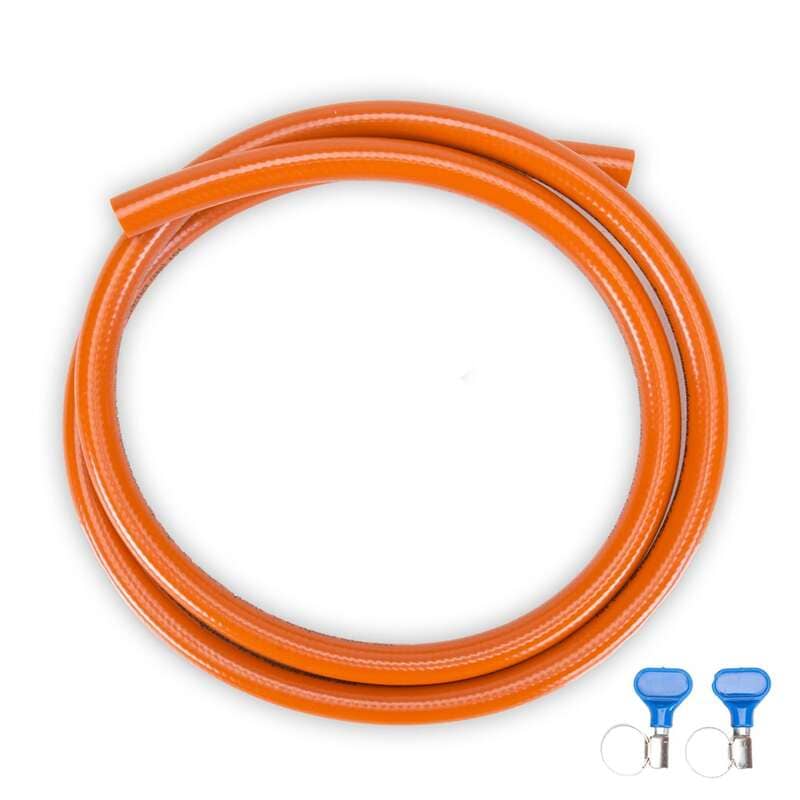 HD gasslang pvc met 2 slangklemmen 3m